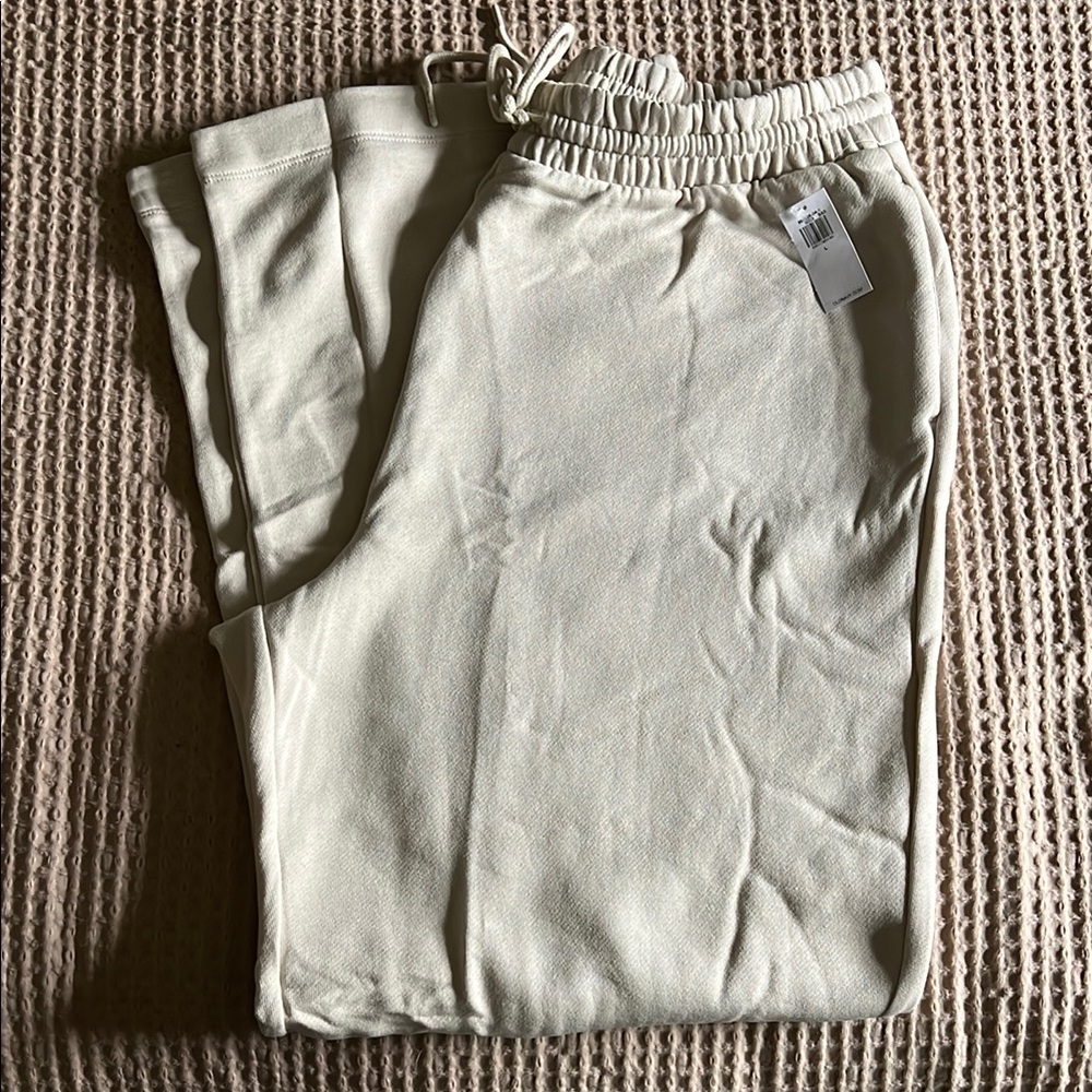 Old Navy Cream Wide Leg Pants